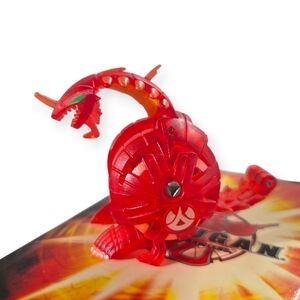 HTF BAKUGAN Pyrus Translucent Single Headed HYDRANOID 530G Spin Master/SEGA Rare